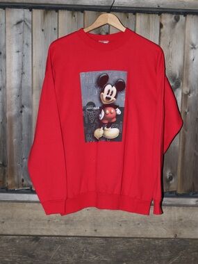 ❗️90s Disney Red Mickey Mouse Crewneck Sweatshirt❗️